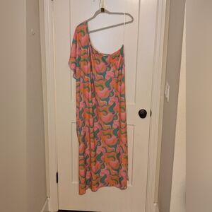 Show Me Your Mumu x Barbie one shoulder dress - 2X